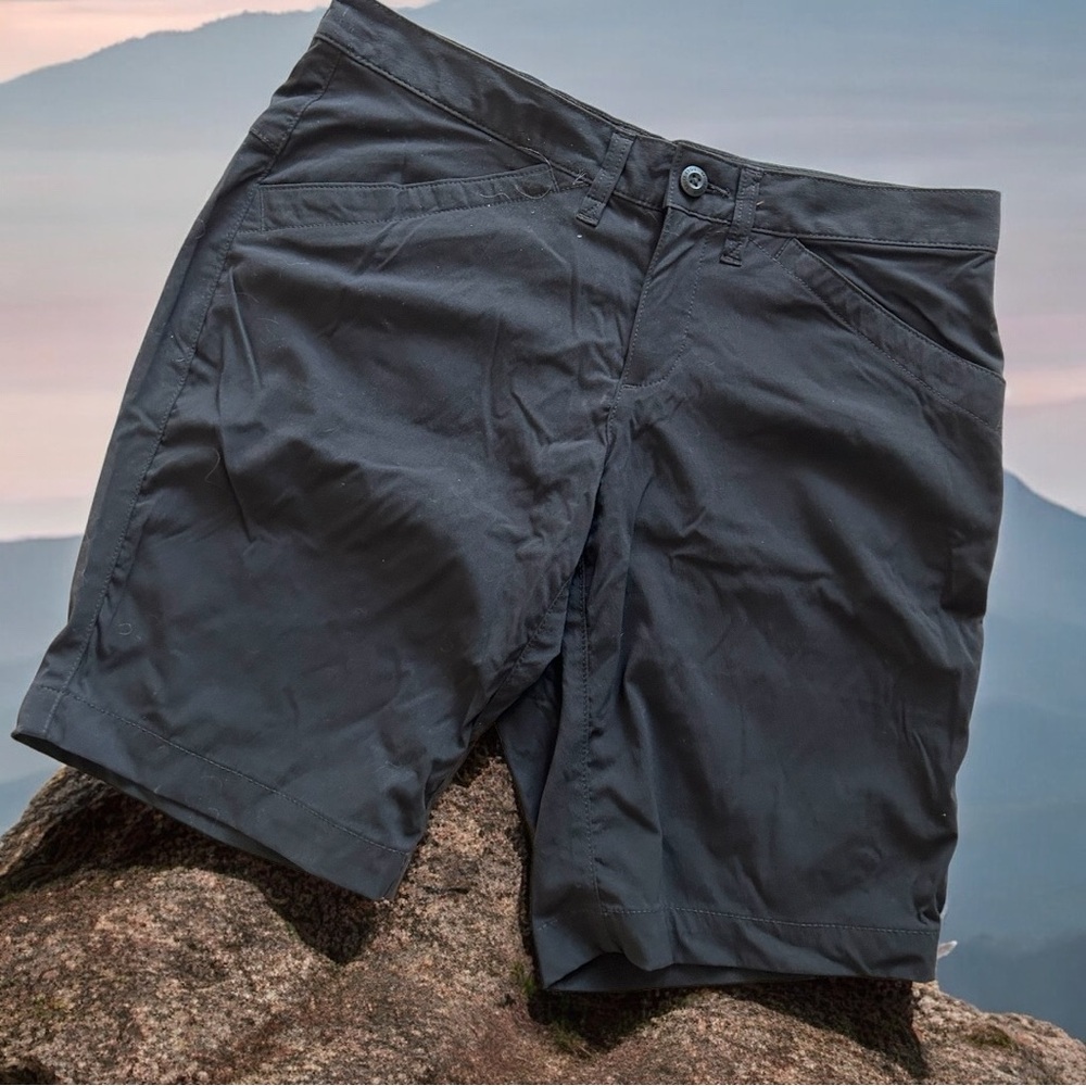 Eddie Bauer Black Flat Front Shorts